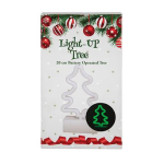 Christmas room decoration - battery operated light-up tree 20cm Christmas room decoration - battery operated light-up tree 20cm